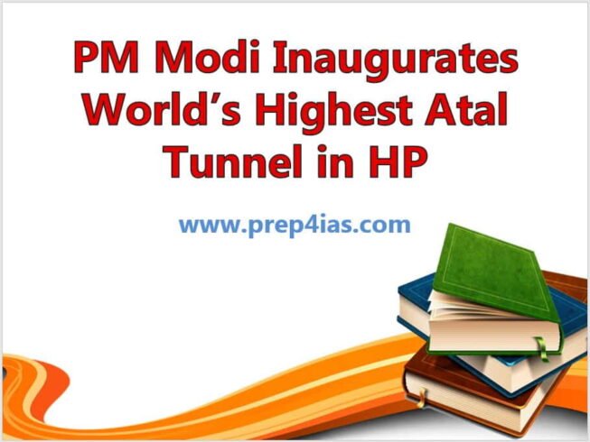 PM Modi Inaugurates World's Highest Atal Tunnel in Himachal Pradesh