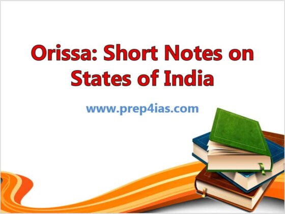 Orissa: Short Notes on States of India - For UPSC/SSC/PSC Aspirants 2