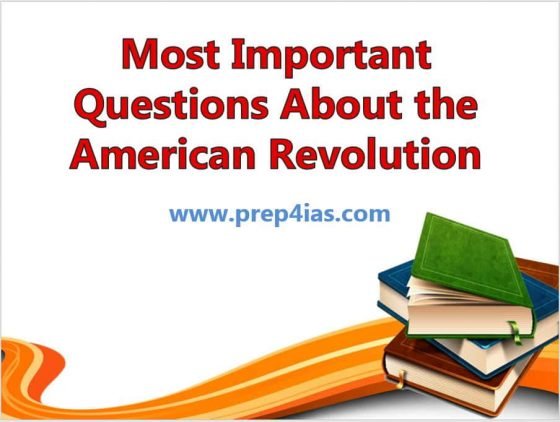 30 Most Important Questions About the American Revolution 1