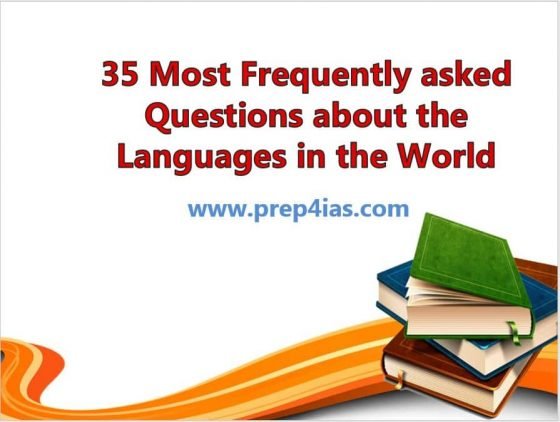 35 Most Frequently asked Questions about the Languages in the World 1