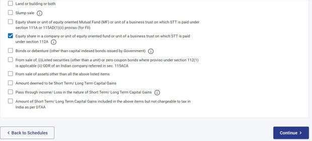 How to File ITR3 for Intraday, Short Term and Long Term Capital Gain 10