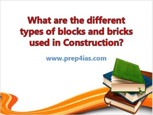 What are the different types of blocks and bricks used in Construction? 8