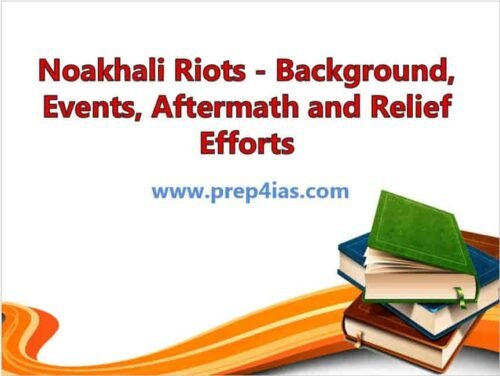 Noakhali Riots - Background, Events, Aftermath and Relief Efforts 1